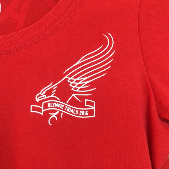 Red Nike dri fit small t shirt scoop neck - Picture 2 of 9